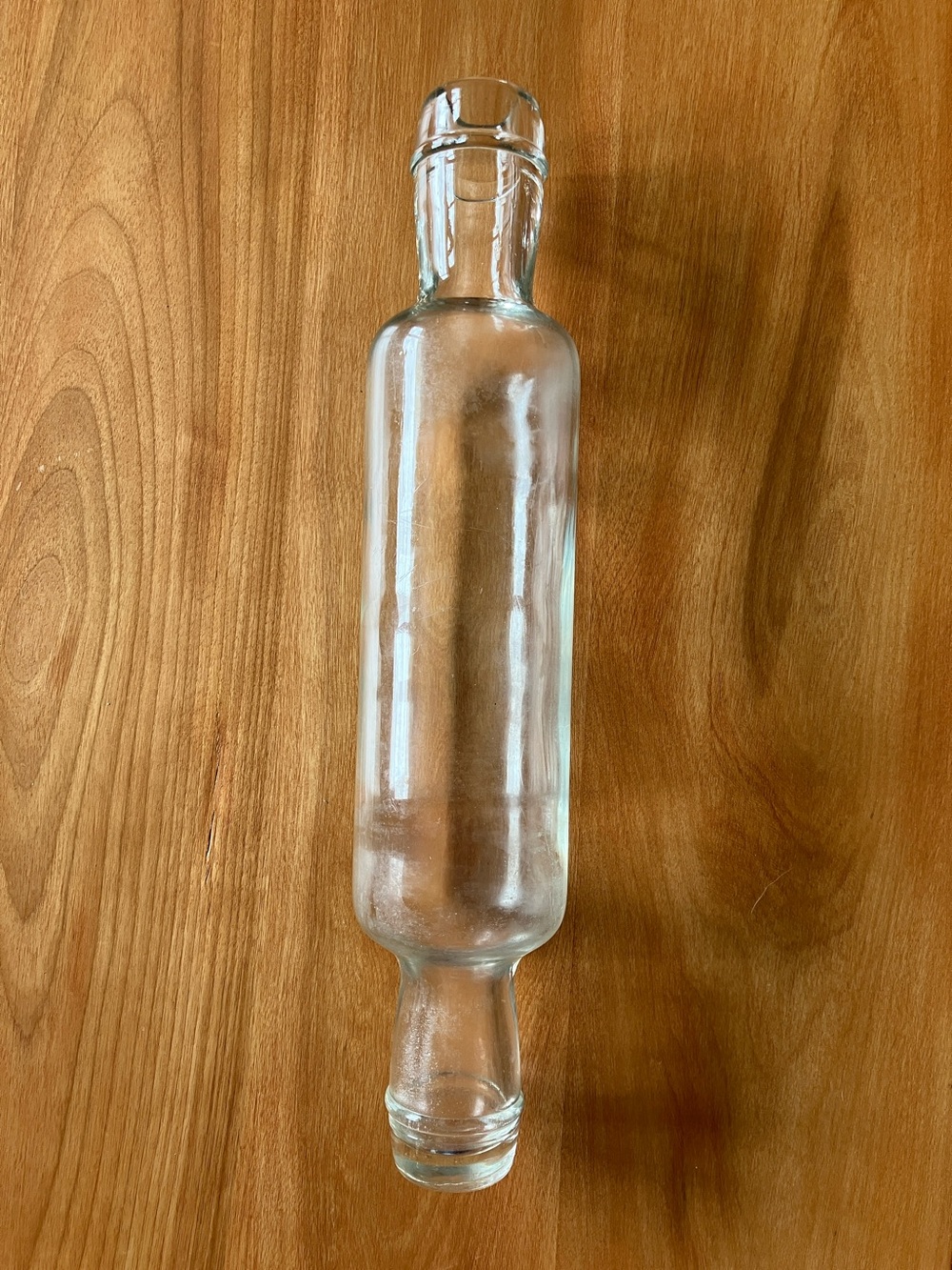Vintage Clear Glass Rolling Pin